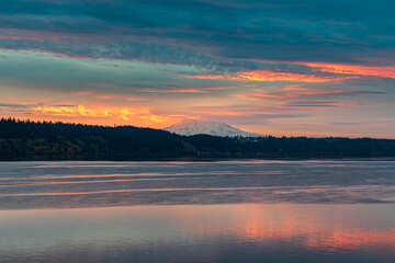 Wall Mural - mt rainier in the morning