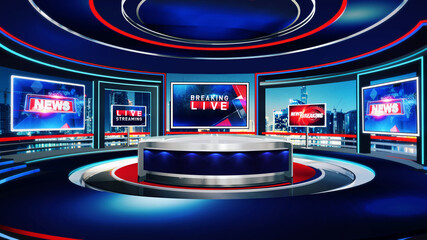 
3D rendering background is perfect for any type of news or information presentation. The background features a stylish and clean layout 