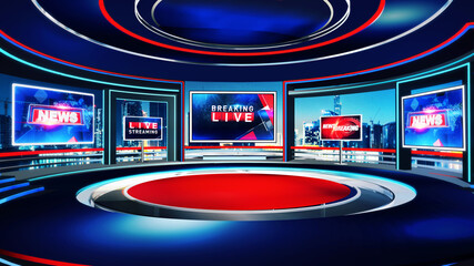 
3D rendering background is perfect for any type of news or information presentation. The background features a stylish and clean layout 