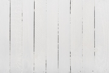 Wall Mural - white wood texture background. vintage painted wooden planks pattern top view flat lay.