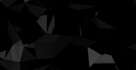  Abstract dark polygonal mosaic background