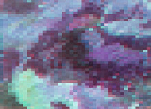 Purple Underwater Pixel Night