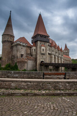 Wall Mural - ROMANIA , Corvin Castle, Hunyadi Castle or Hunedoara Castle, july 2021 Transylvania, 