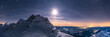 © plpictures by Paedii Luchs/Stocksy - Moonlight panorama in the alps