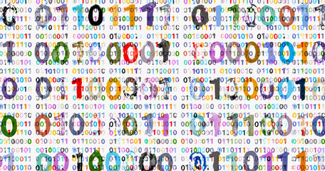 Binary Code  Detail Illustration