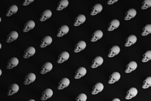 Skulls Background For Halloween