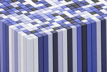 Pattern Of Colored Cubes