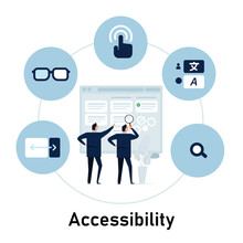 Web Accessibility Access Of Information For Impaired Handicap People From Eyes Visibility Different Condition Make Readable Application Software