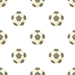Wall Mural - Soccer ball pattern seamless background texture repeat wallpaper geometric vector