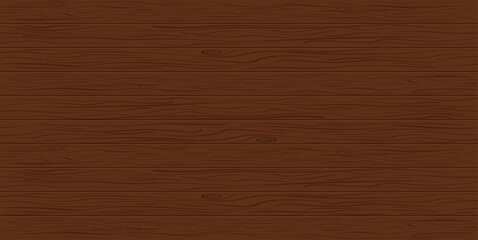 Wood background. Dark wooden texture. Background for wall, floor and table. Brown backdrop of oak, walnut, hardwood and mahogany. Old timber pattern for surface of interior, exterior or decor. Vector