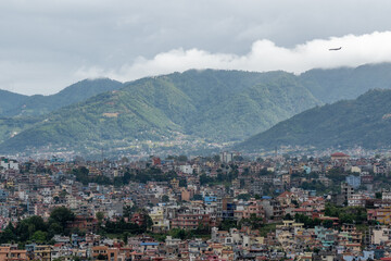 Wall Mural - Population Density in City of Kathmandu