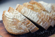 Gluten free artisan bread sourdough cob, homemade baking of delicious round bread