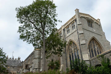 Wall Mural - Christchurch Priory England Reputedly the longest parish church in England dating back to 1094