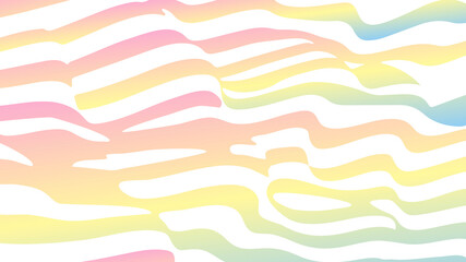 Fototapete - Distorted lines. Wave is a distortion effect. Optical illusion. Circular lines stripes or background with wavy distortion effect. Vector illustration.