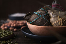 Traditional Chinese Rice Dumplings Called Zongzi (for The Traditional Dragon Boat Festival)