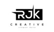 Creative Initial RJK Letter Logo Design Vector	