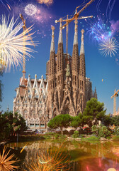 Canvas Print - Sagrada Familia church