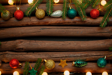 Wall Mural - christmas background