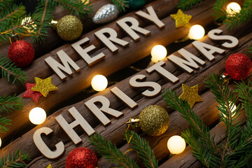 Wall Mural - christmas background