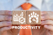 © wladimir1804 - Concept of enhance productivity. Business productivity tools.