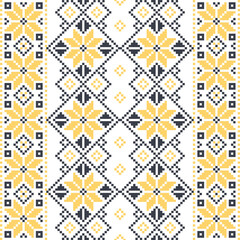 Wall Mural - Ethnic Seamless pattern aztec tribal art fabric print, home decoration, wallpaper, cloth.