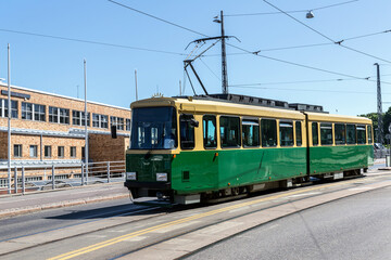 Wall Mural - Public transport, tram in Helsinki