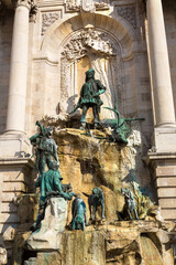 Fototapete - Matthias Fountain in Budapest