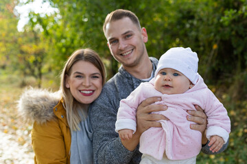 Sticker - Happy family outdoor