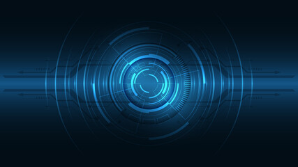 Wall Mural - technology background hi-tech communication concept innovation abstract background vector illustrati