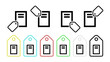 © Anar - Notebook vector icon in tag set illustration for ui and ux, website or mobile application