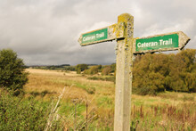 Signpost At Cateran Trail Between Blairgowrie And Bridge Of Cally.