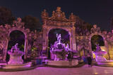 Fototapeta Nowy Jork - Nancy, Fontaine de la Place Stanislas de nuit 