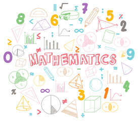 Sticker - Mathematics font icon with formula