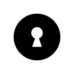 Sticker - Keyhole icon