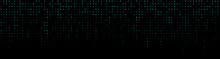 Abstract Matrix Green Blue Grid. Dynamic HUD Background. Design Trendy Element. Programming Cyberspace Binary 1 Zero Abstract BG. Web 3d Coding Digital Pattern. Little Blinking Dots. Seamless Looping