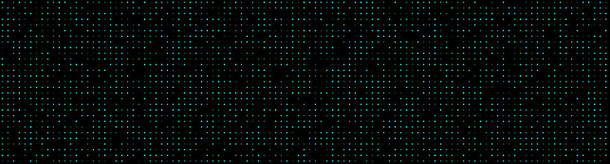 Abstract matrix green blue grid. Dynamic HUD background. Design trendy element. Programming cyberspace binary 1 zero abstract BG. Web 3d coding digital pattern. Little blinking dots. Seamless looping