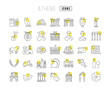 © M.Style - Set of linear icons of Athens