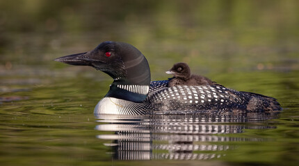 Wall Mural - Common Loon in Maine 