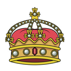 Sticker - crown monarch accessory