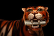 image of tiger dark background