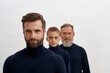 © Svitlana - Portrait of three family generations of Caucasian men