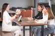 © EduLife Photos - College instructors and advisors meet female college students to advise their research study. Education Concept Stock Photo