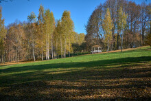 Gazebo On A Green Hill, Early Autumn