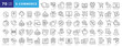  E-Commerce Line Icons. Editable Stroke. Pixel Perfect.