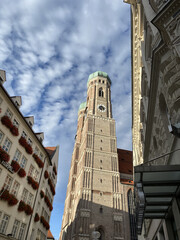 Sticker - Famous Frauenkirche Cathedral in the historic district