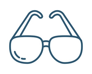 Canvas Print - glasses icon image