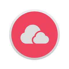 Canvas Print - Clouds - Sticker