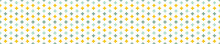 Seamless Pattern With Blue And Yellow Cross Signs
