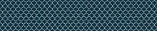 Blue Moroccan Tiles Seamless Pattern