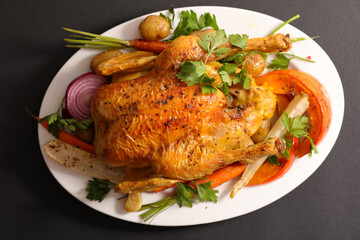 Sticker - roasted chicken with vegetable